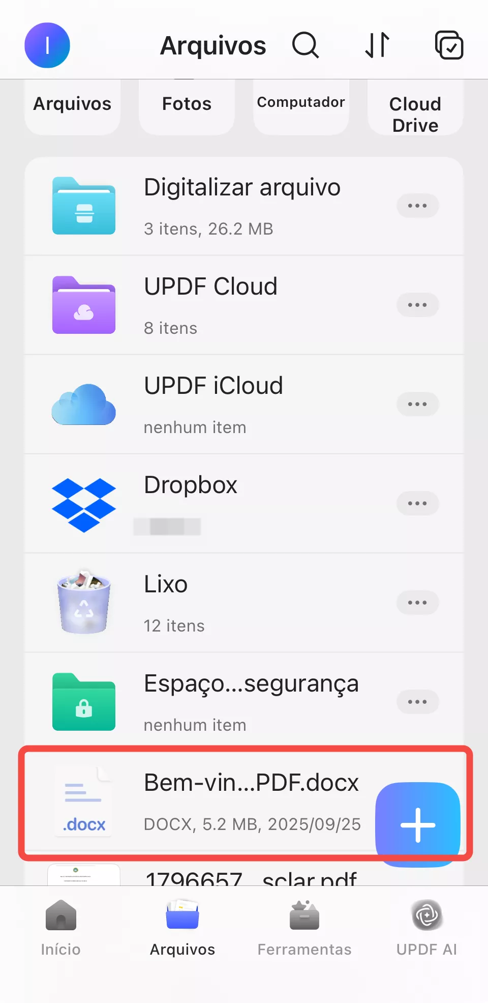 converter pdf-pra documento