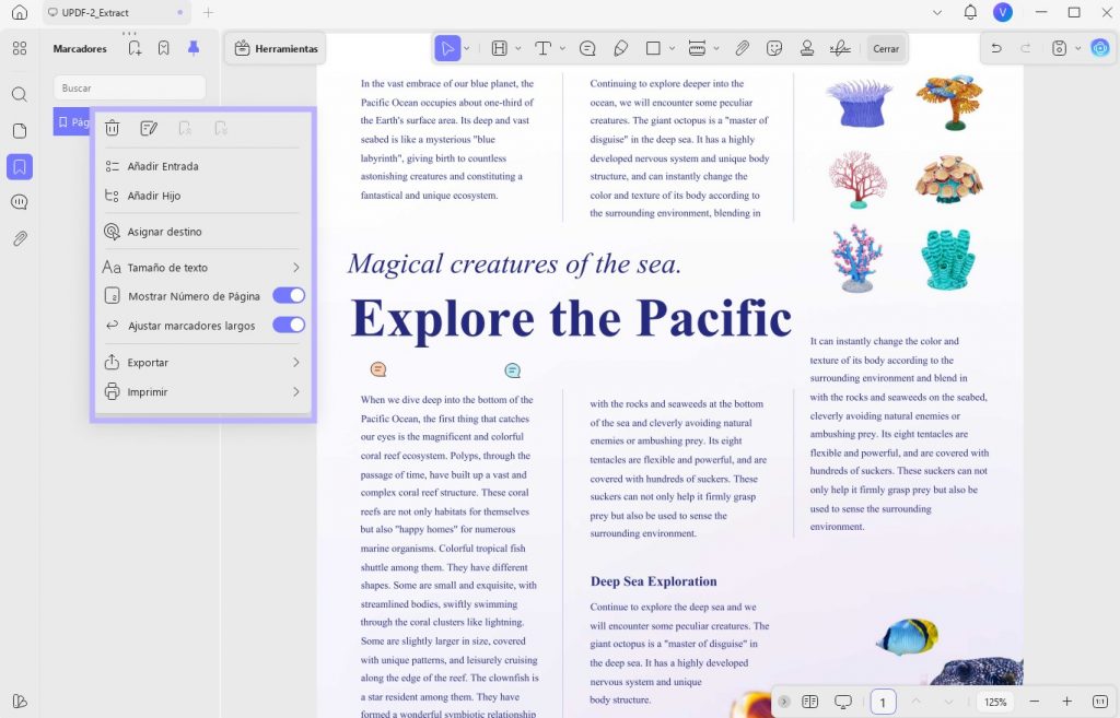 agregar marcadores infantiles a pdf gratis
