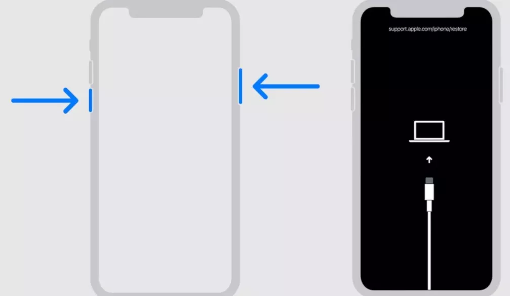 inicialize o iphone no modo dfu
