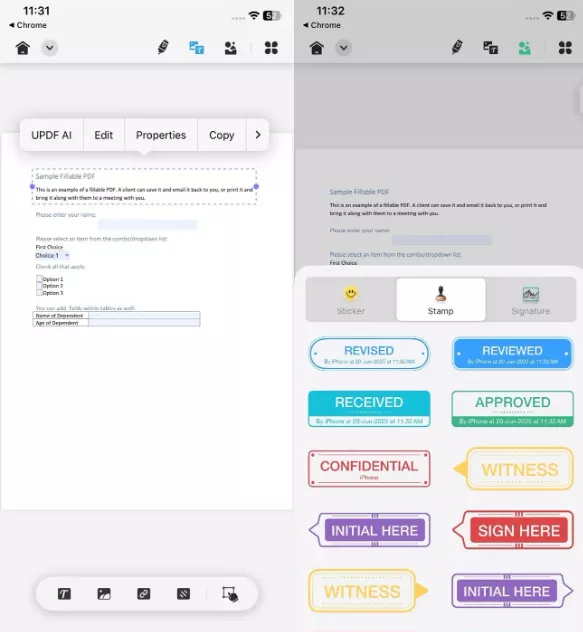 preencha e assine o formulário pdf