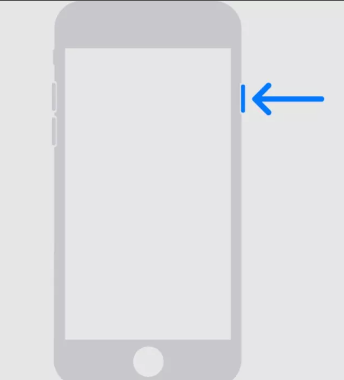 reinicie o seu iphone