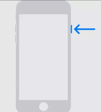 reinicie o seu iphone