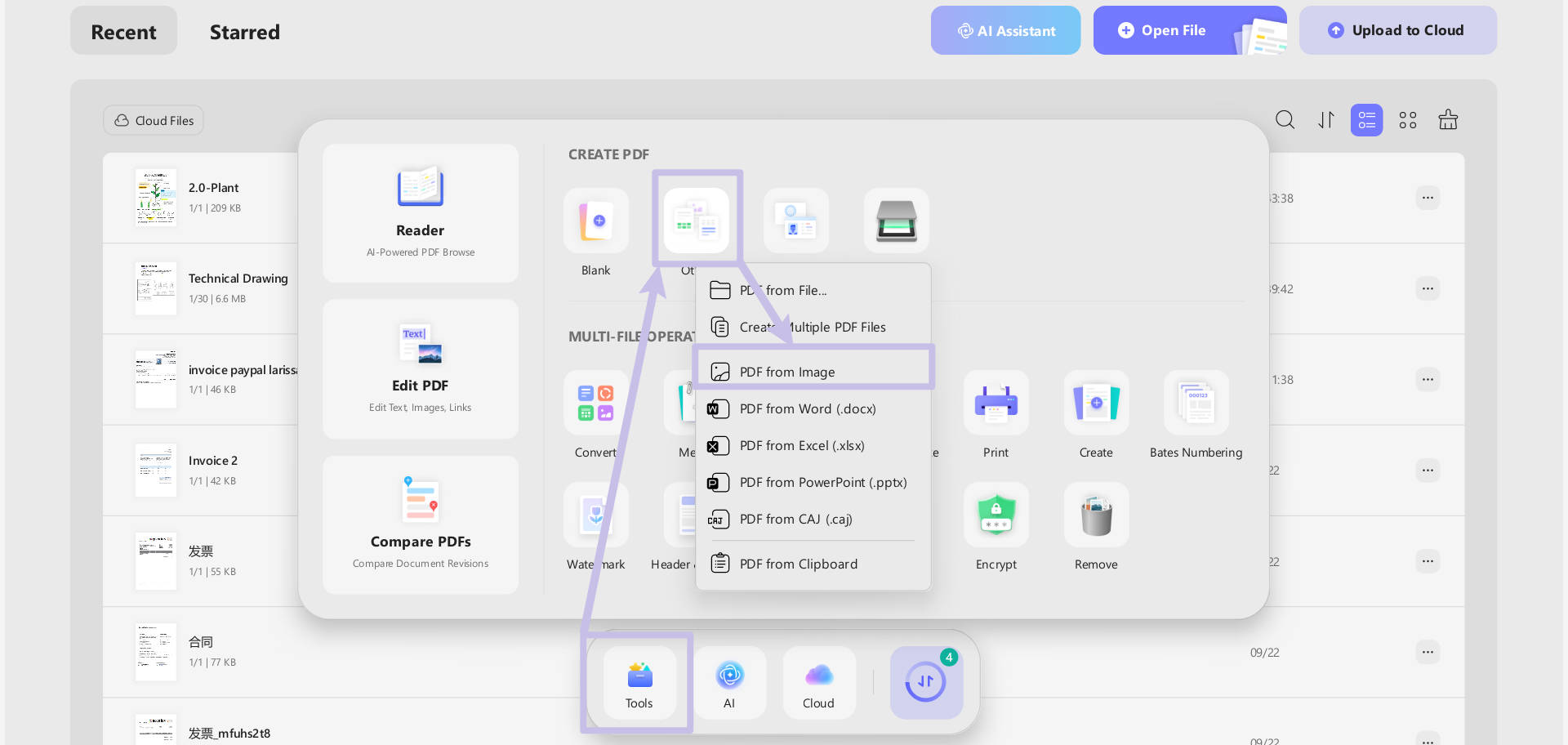 create pdf from image