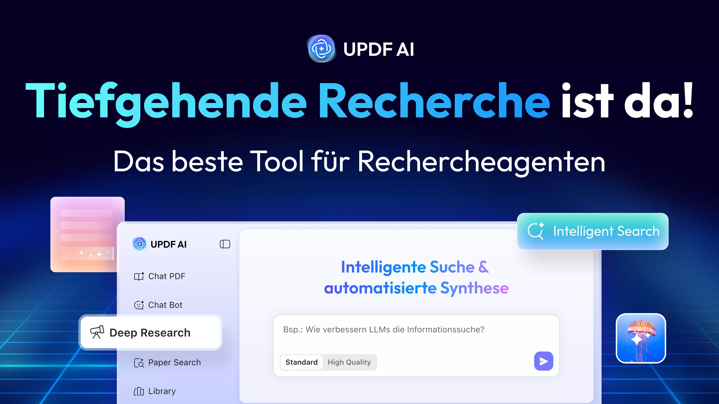 tiefgehende Recherche Ist da