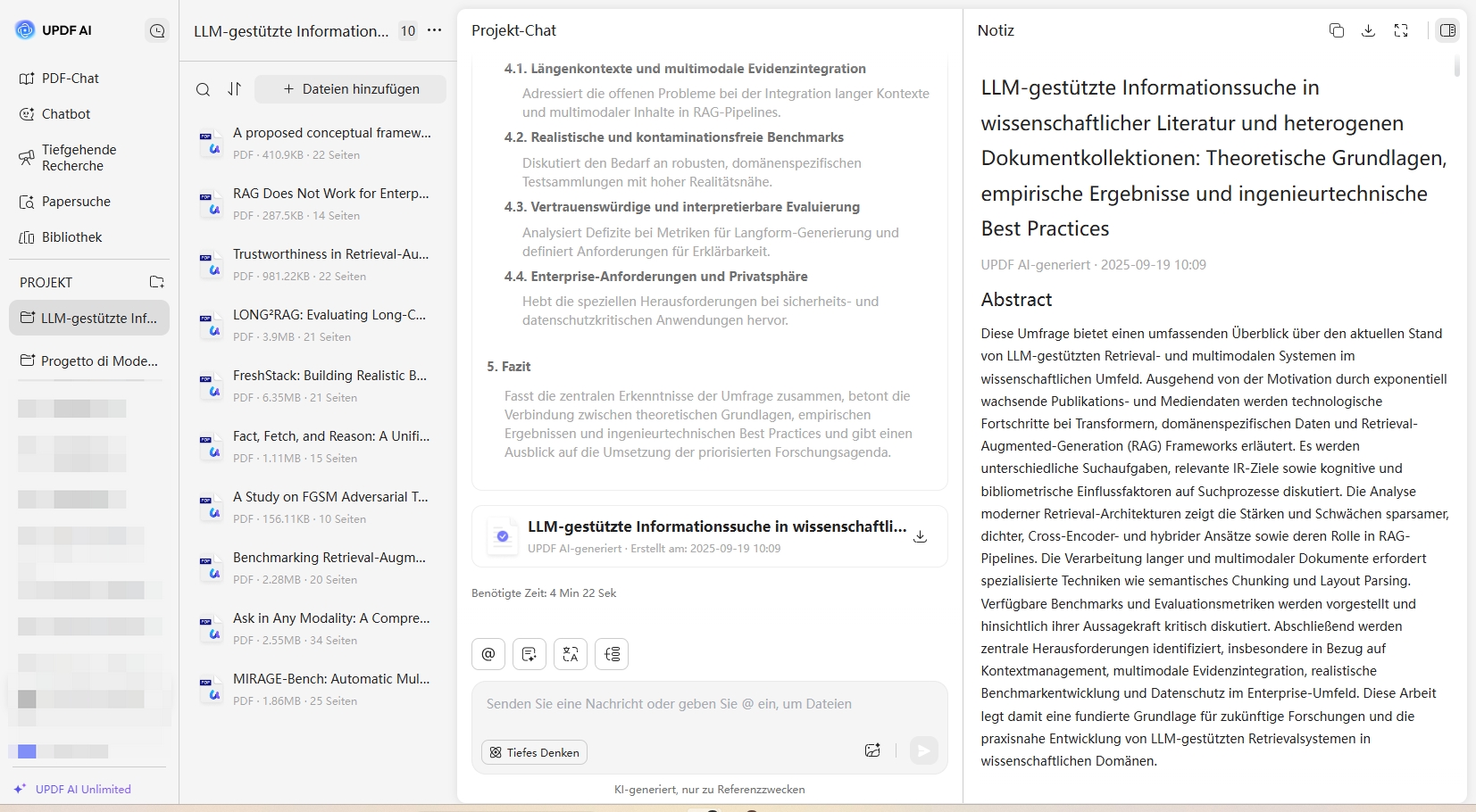 Tiefgreifende Recherche ist wichtig