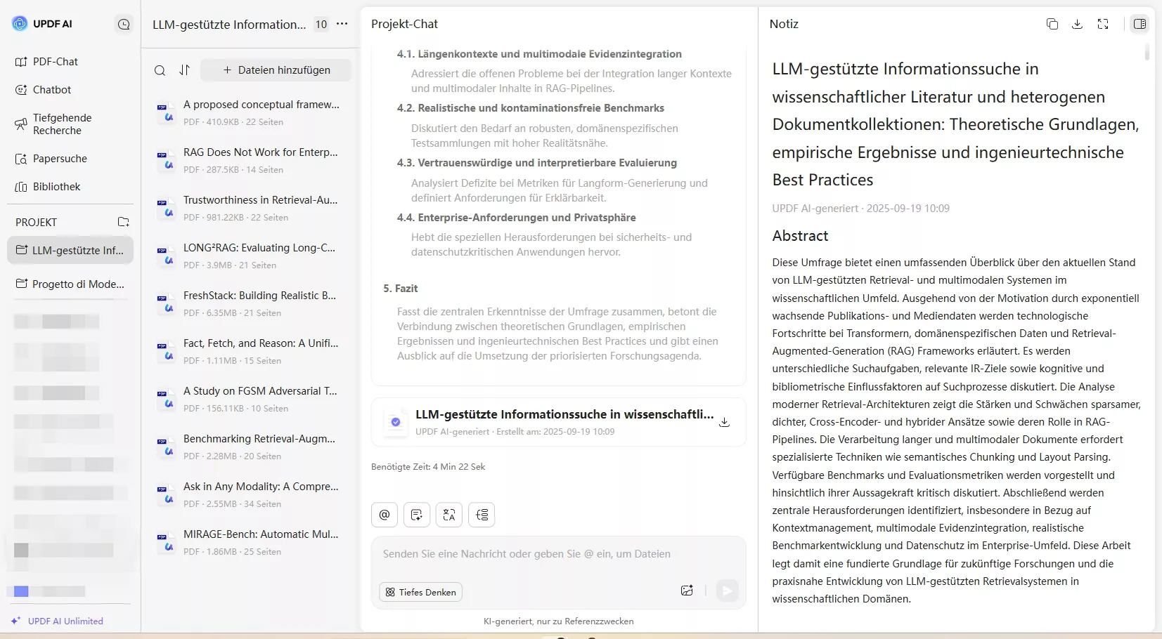 Tiefgreifende Recherche ist wichtig
