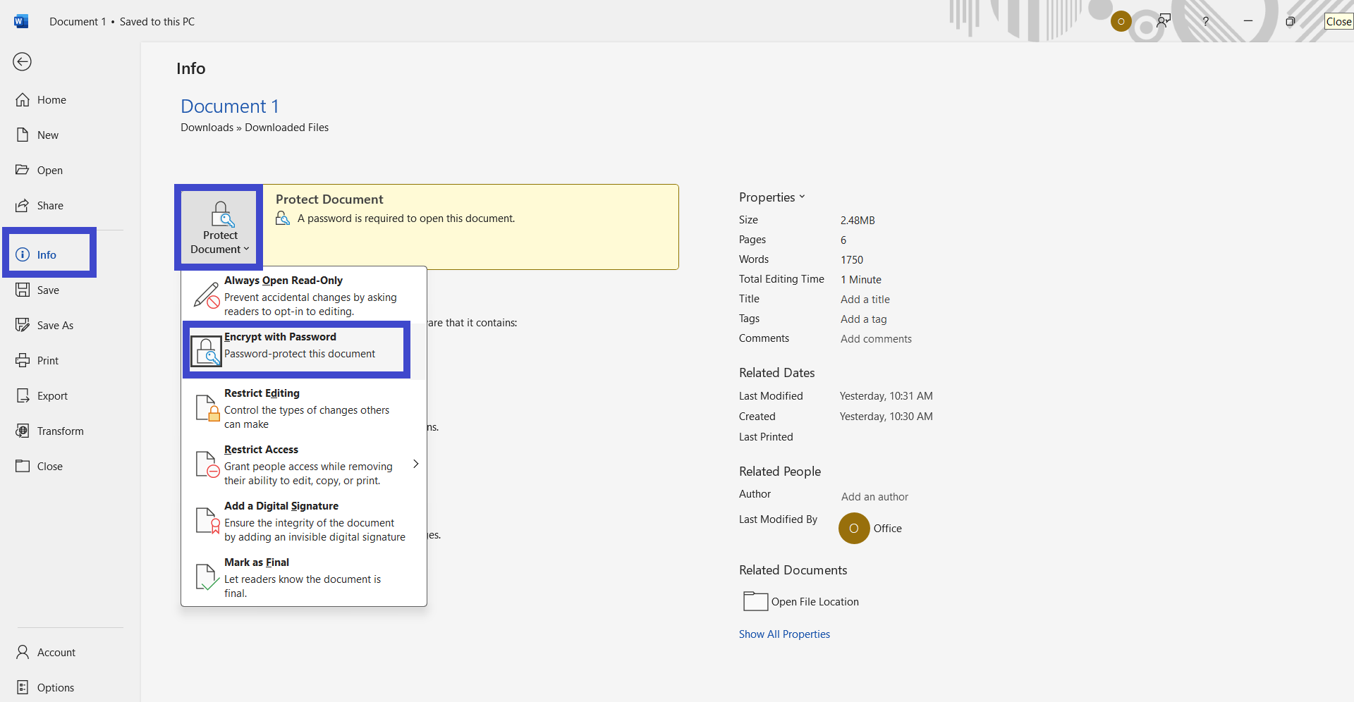 encrypt-with-password