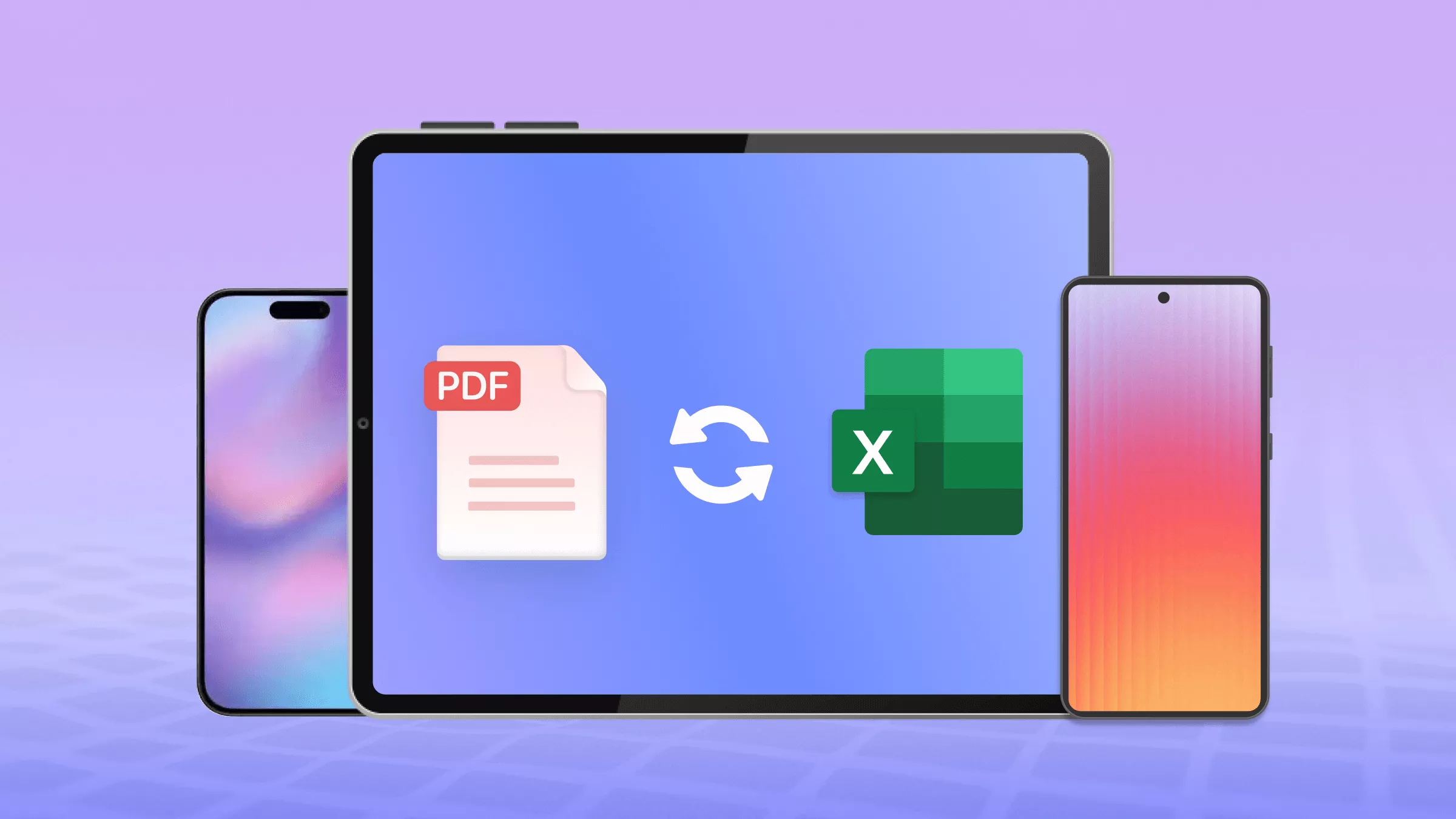 How to Convert Excel from/to PDF on Android/iPhone/iPad?