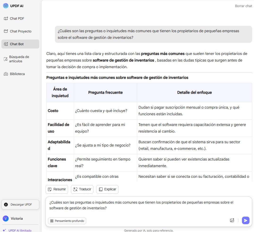 Generate faq updf ai online