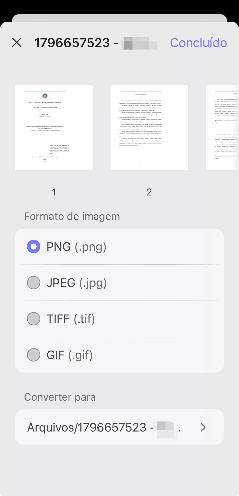 formato de imagem