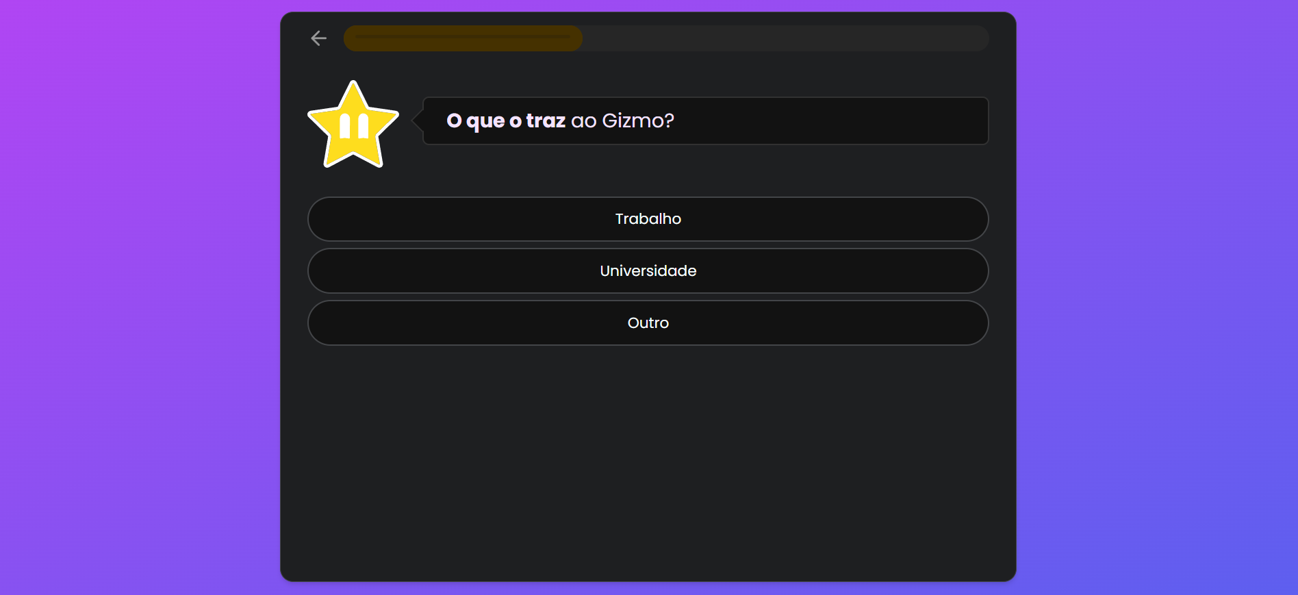 o que o traz ao gizmoz