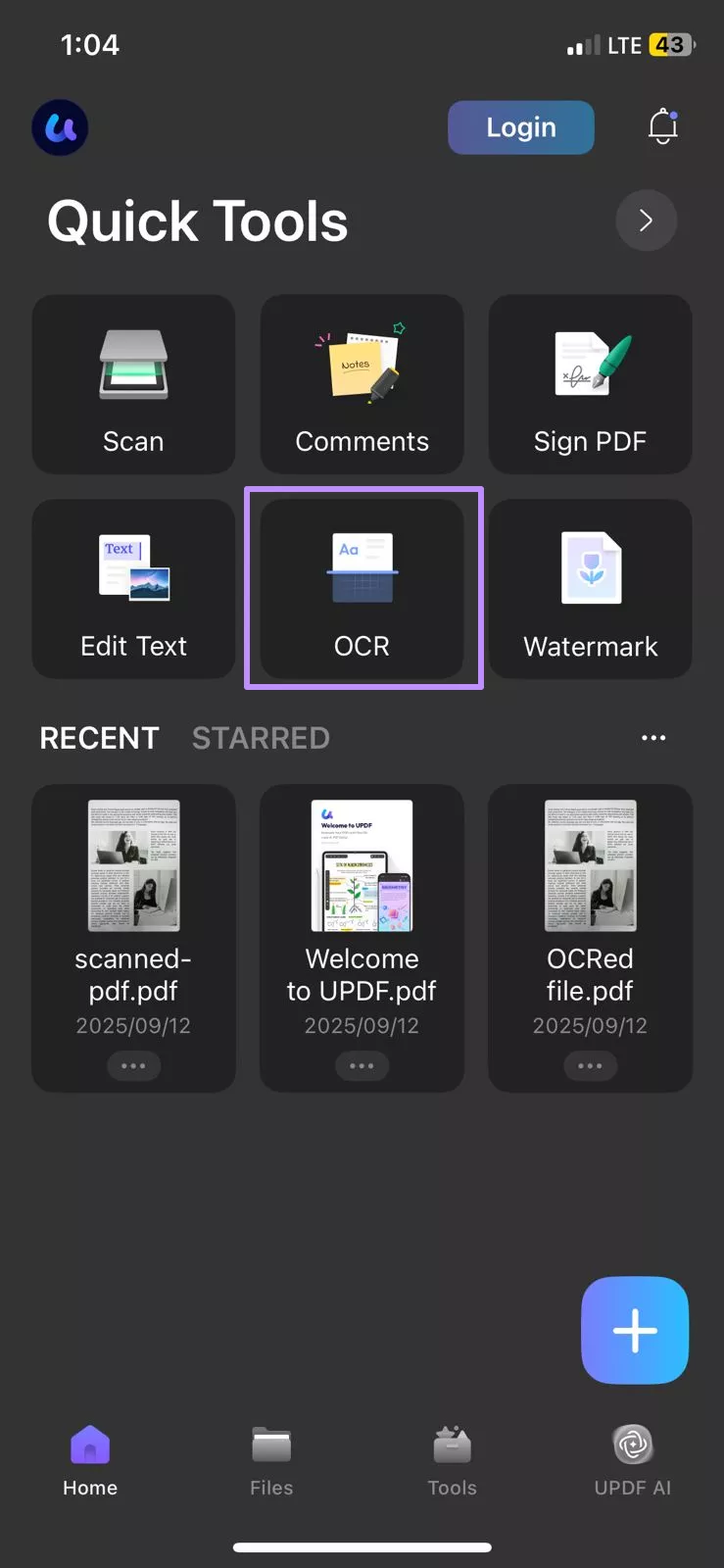 Image Alt: head to ocr tool updf ios