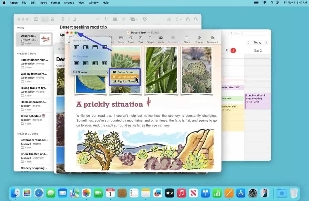 split mac apps for quick tasks
