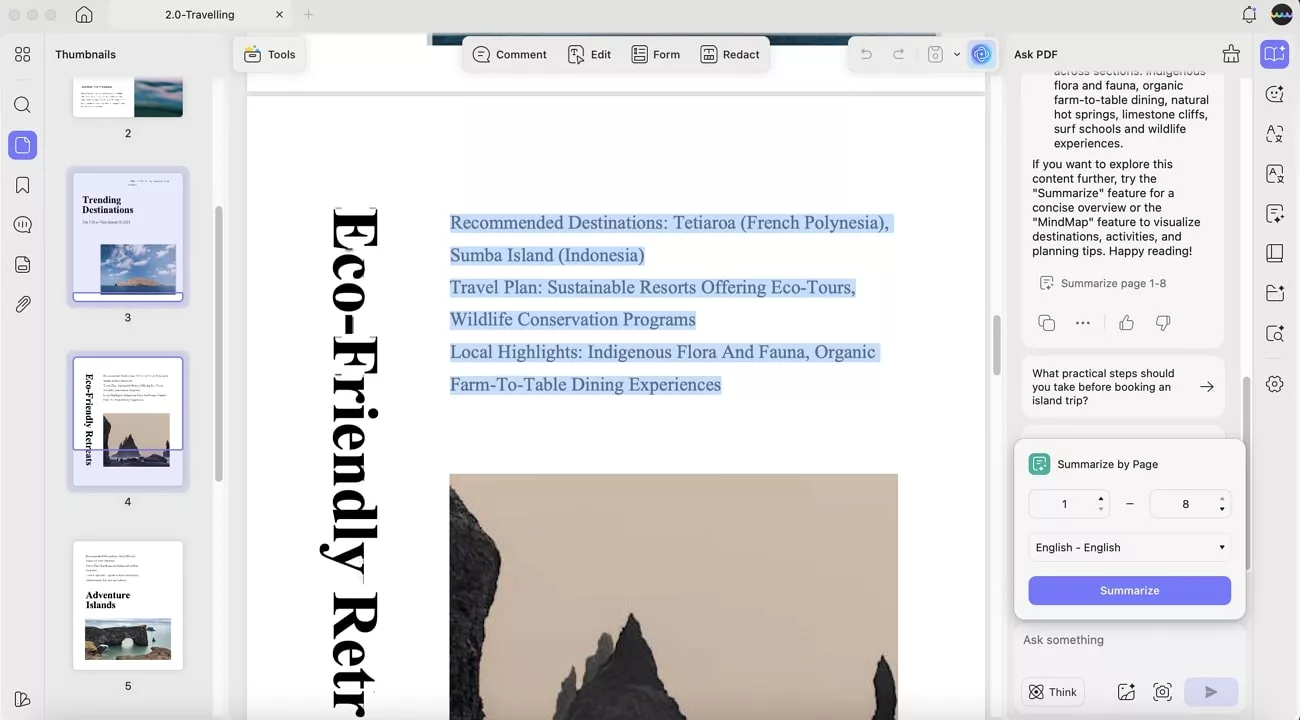 summarize pdf with ai