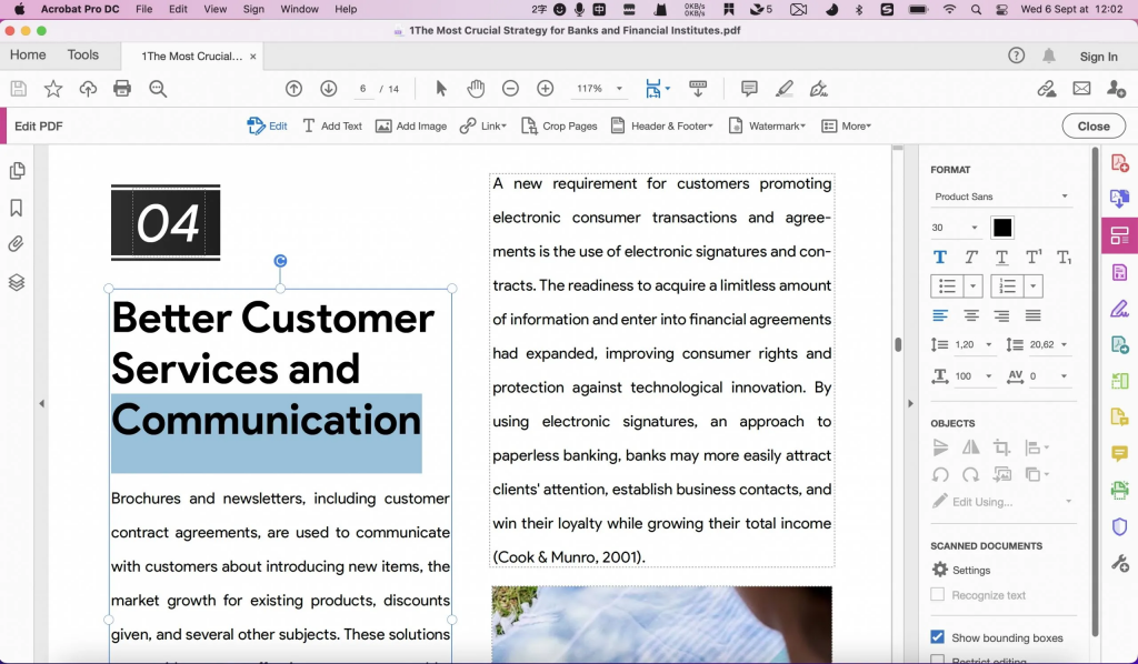 使用 Adobe Acrobat 編輯下 PDF 文件