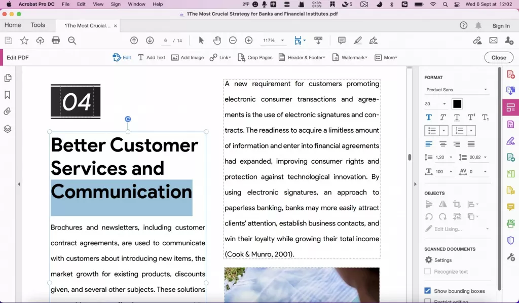 使用 Adobe Acrobat 編輯下 PDF 文件