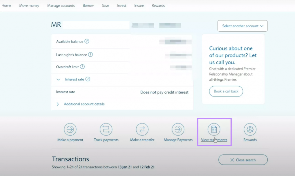 取得銀行對帳單的 PDF 文件