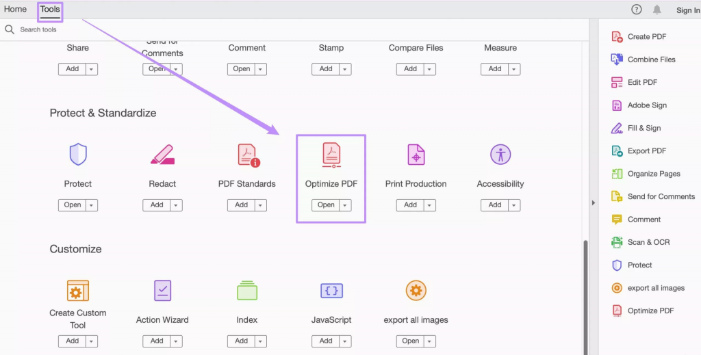 使用 Acrobat 批次壓縮 PDF 文件