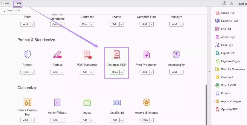 使用 Acrobat 批次壓縮 PDF 文件