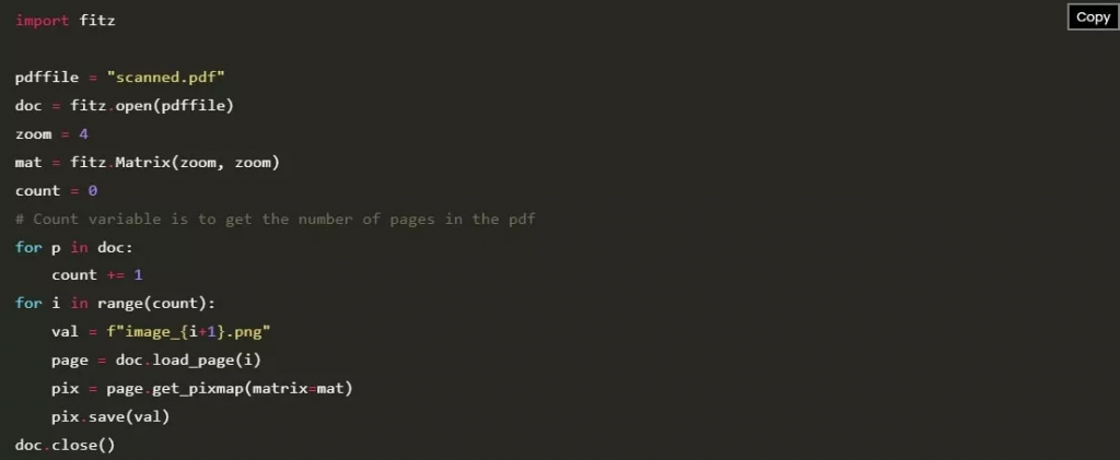 將 PDF 文檔頁面轉換為 PNG 圖像