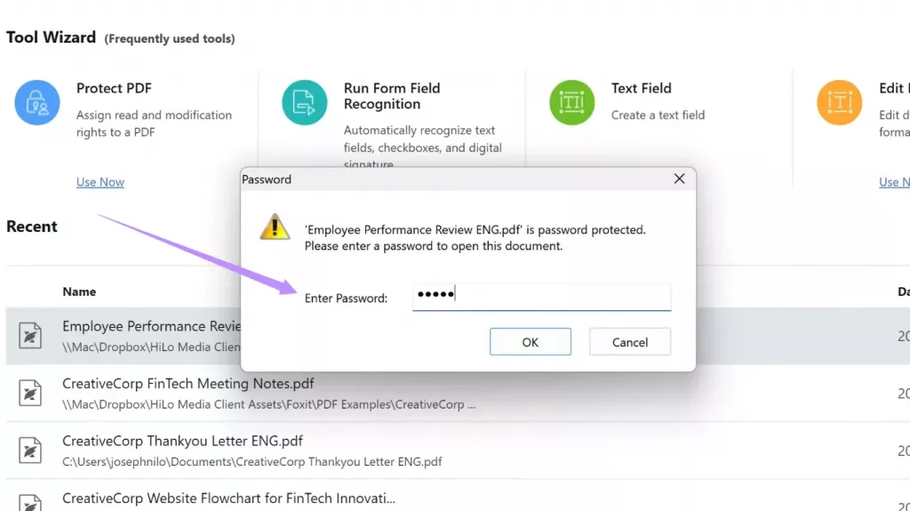 用 Foxit 移除 PDF 文件的密碼