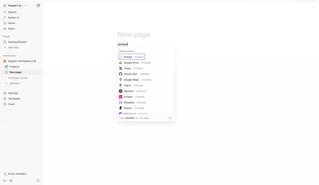 在 Notion 中嵌入 PDF 文件