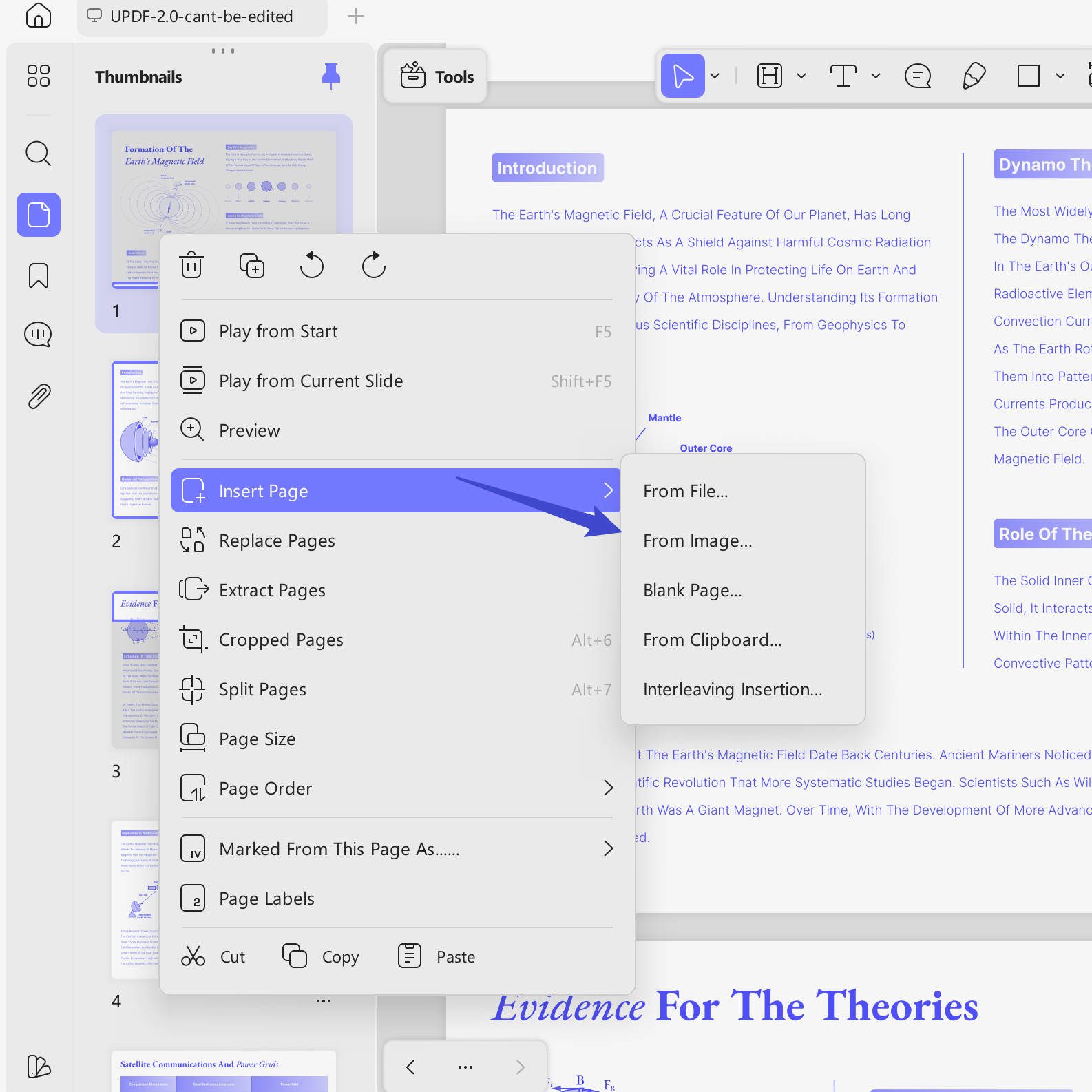 how to add a page in pdf