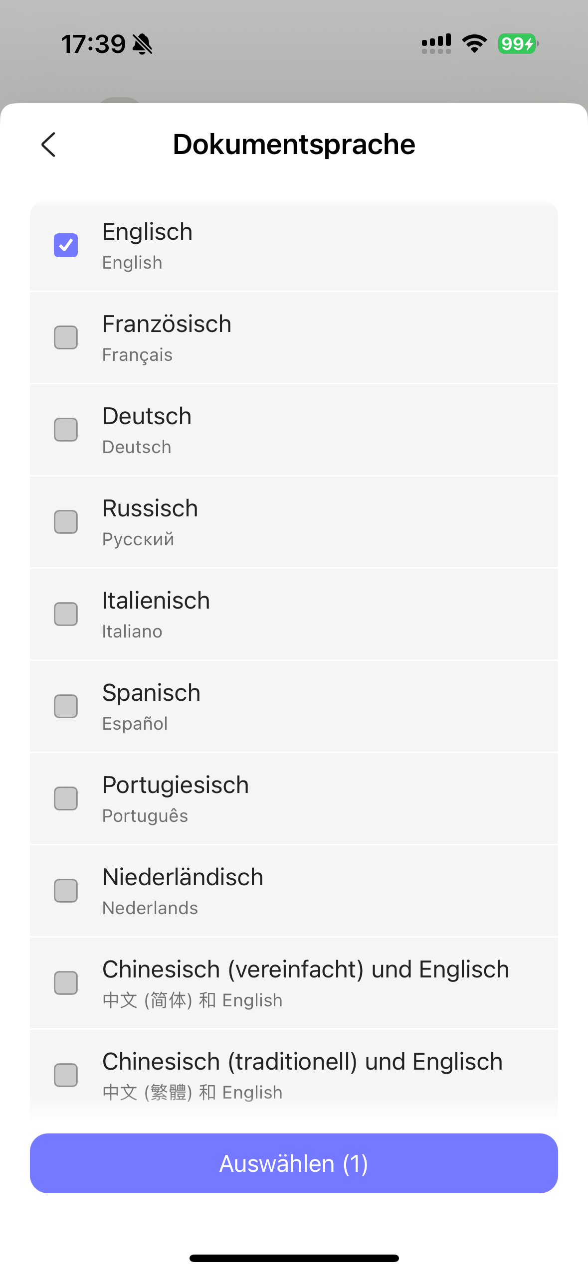 Texterkennung auf dem Smartphone