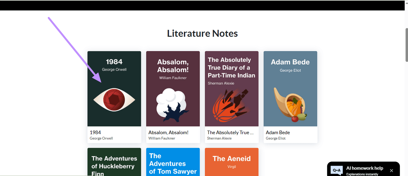 Cliffsnotes-Leitfaden öffnen Cliffsnotes