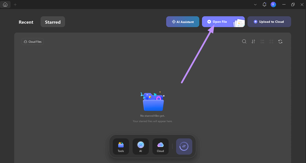 open pdf with updf windows
