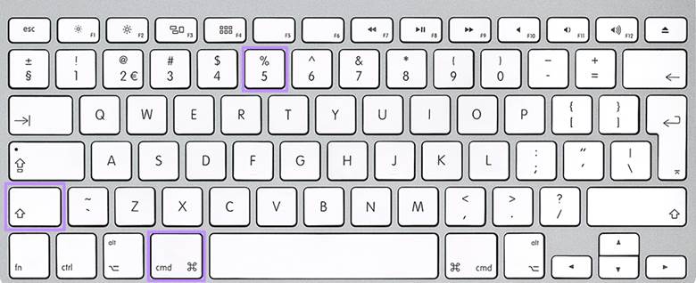  open screenshot toolbar in mac