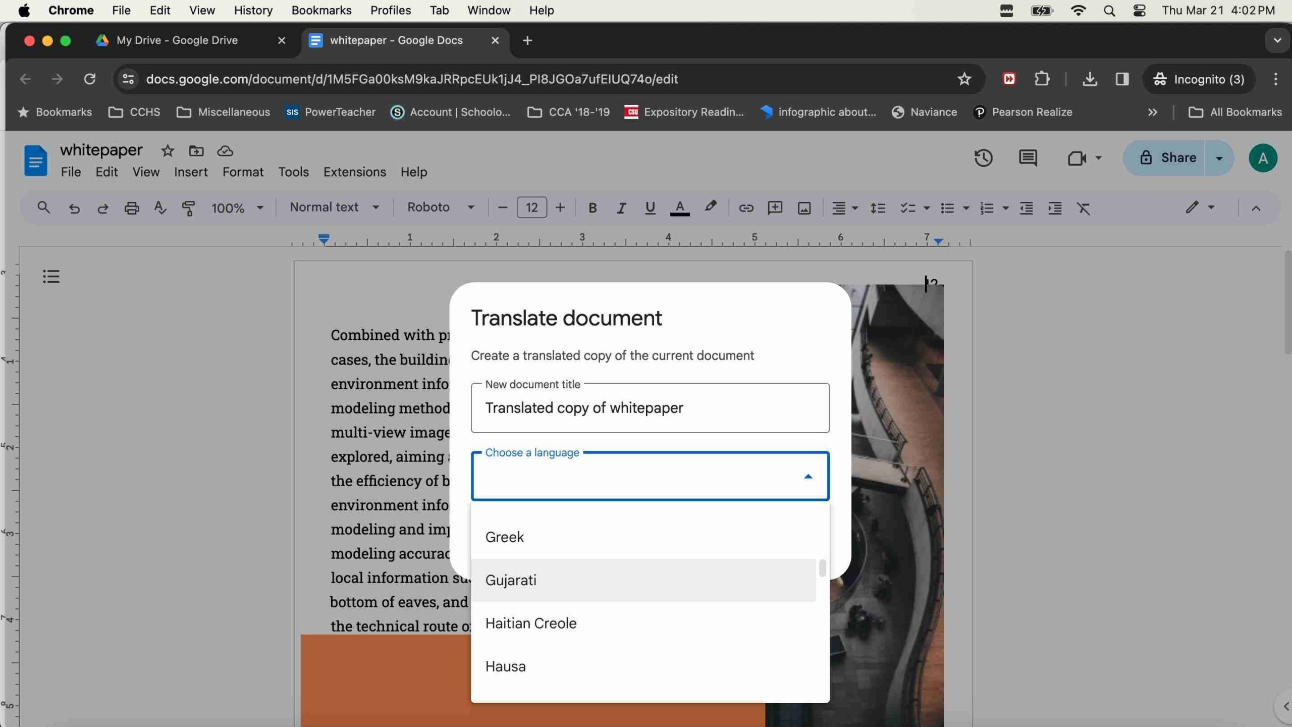 translate english to gujarati pdf google docs