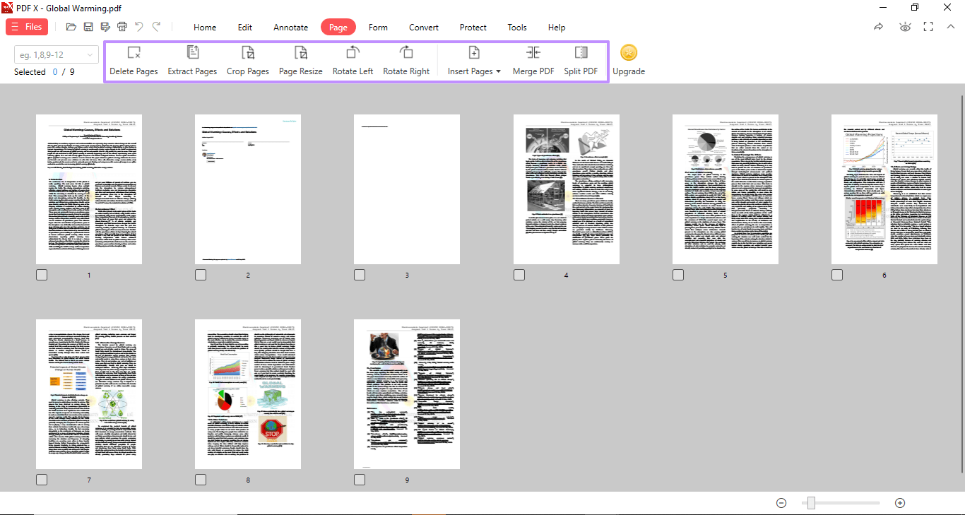  pdf x organize pdf tools
