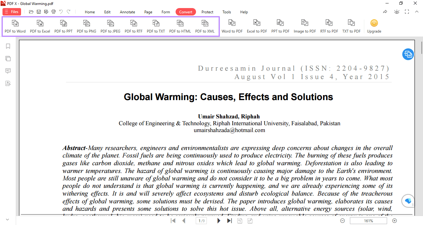 pdf x pdf conversion formats