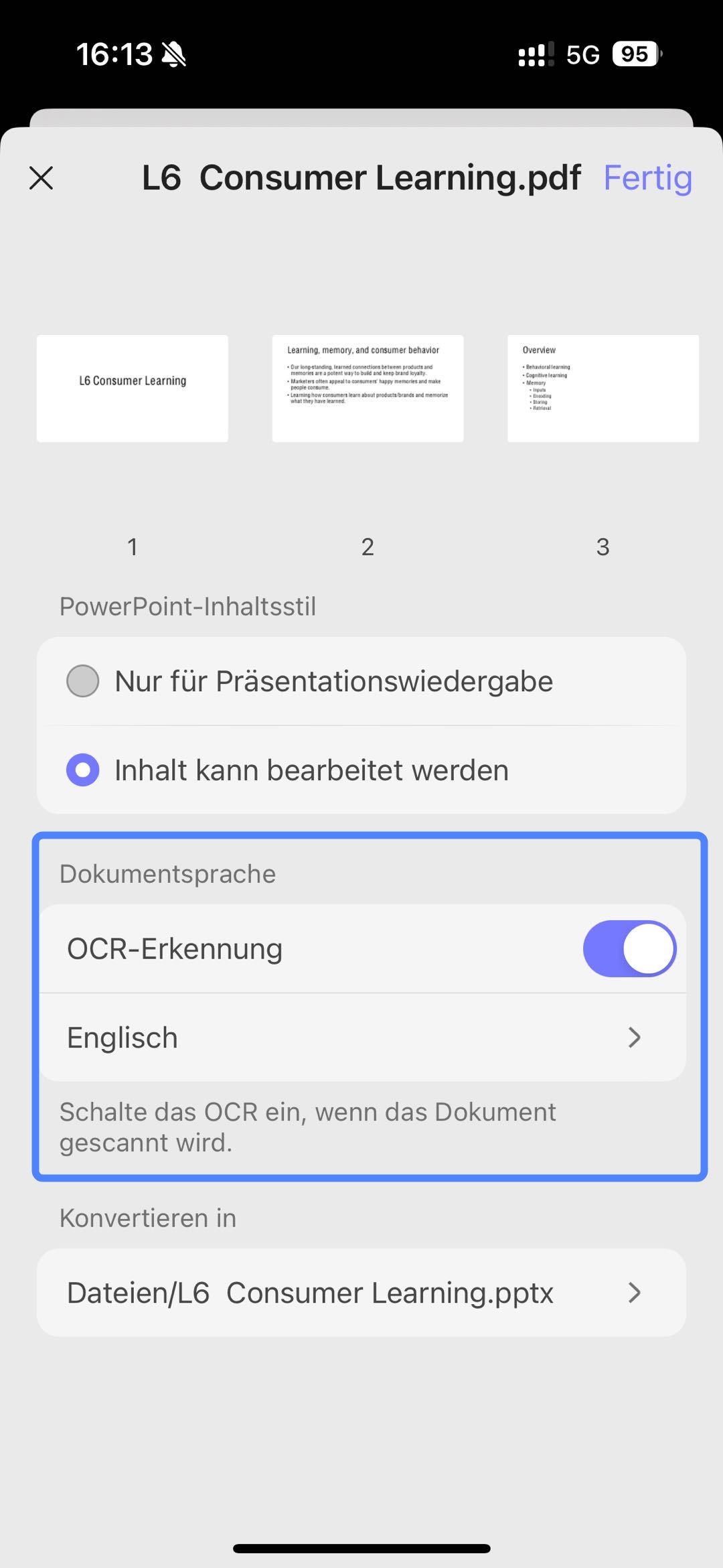 OCR-Erkennung