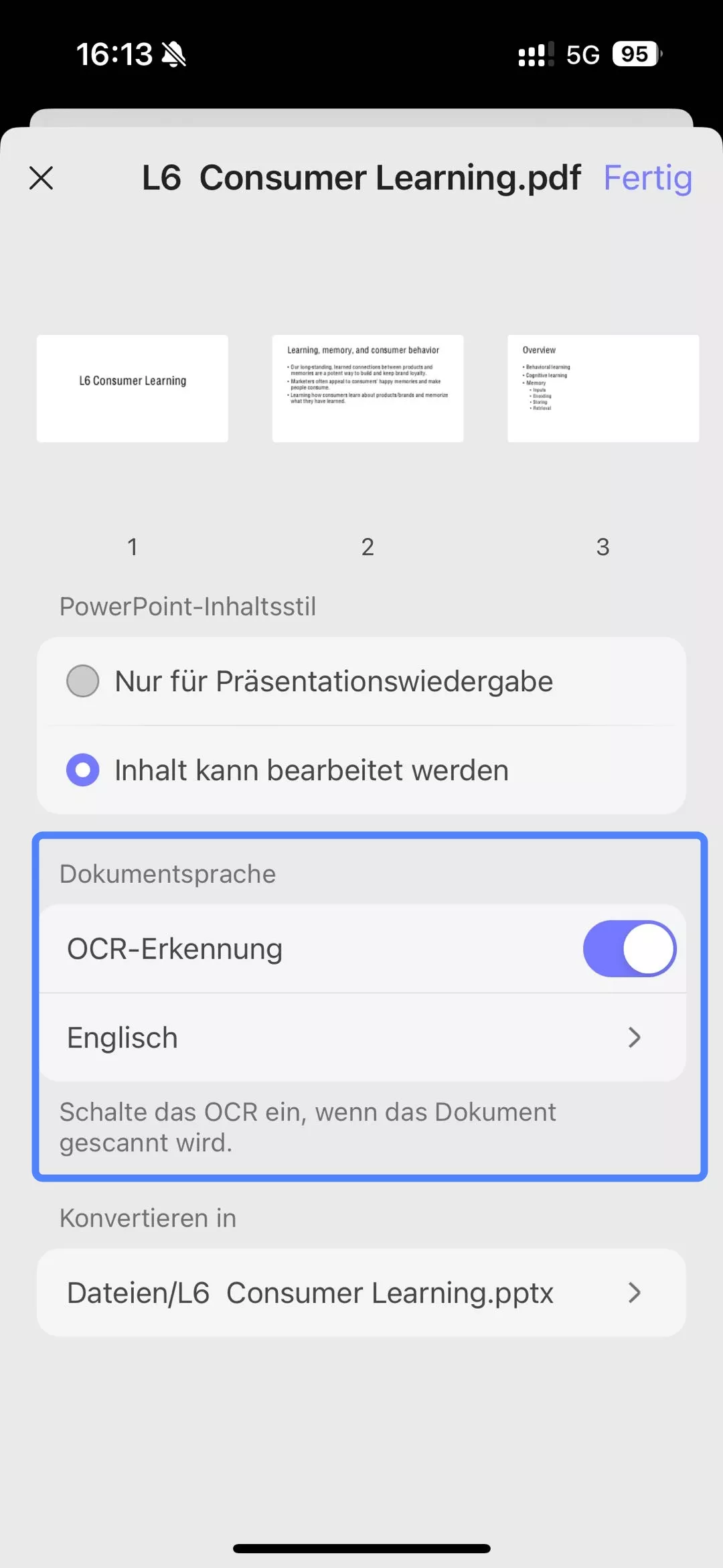OCR-Erkennung