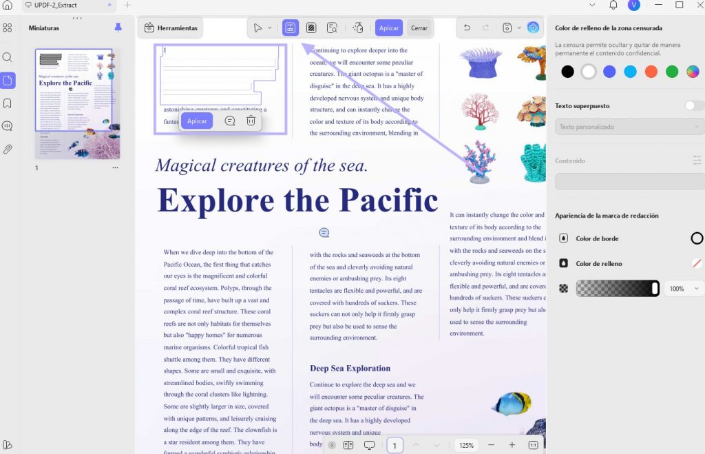 redactar texto específico updf windows 2

