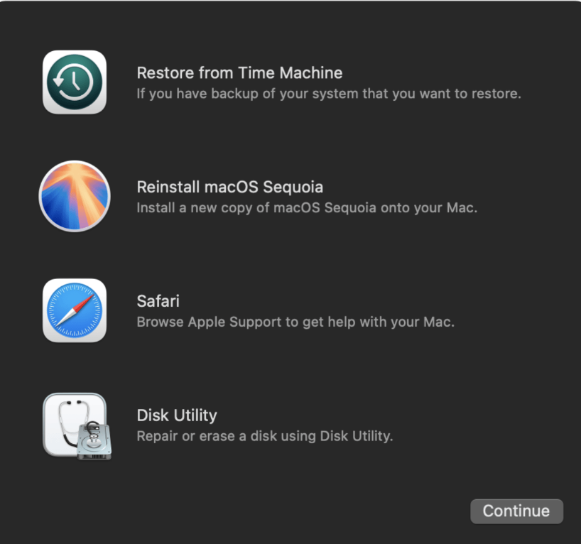  reinstall macs