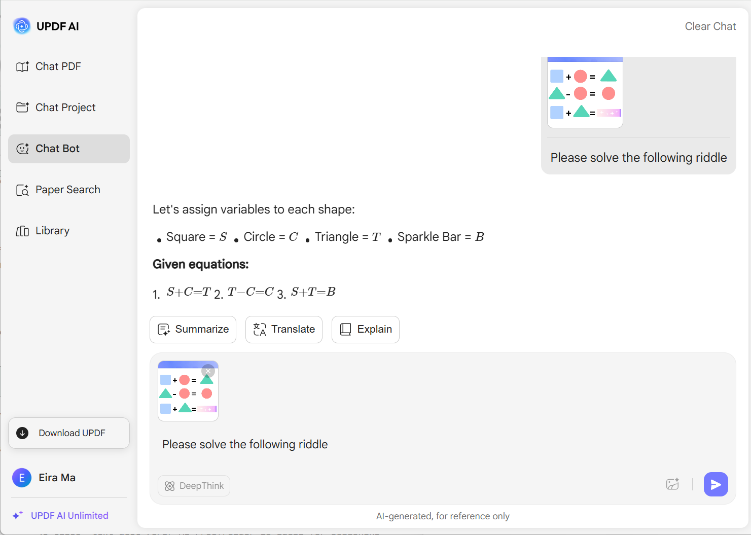 riddle solver updf ai online