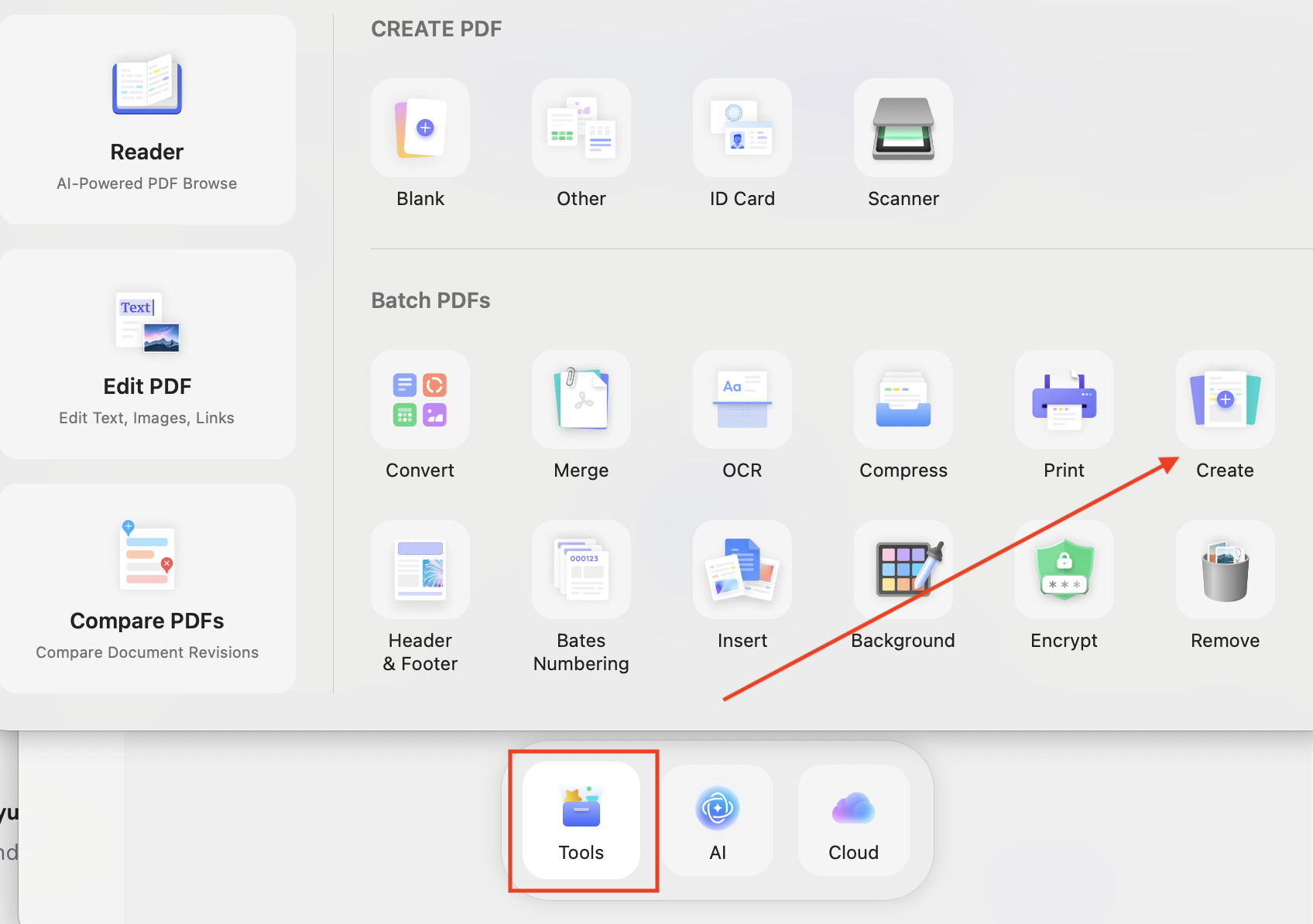 select-tool-create