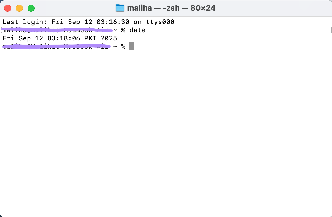 terminal date and time setting mac