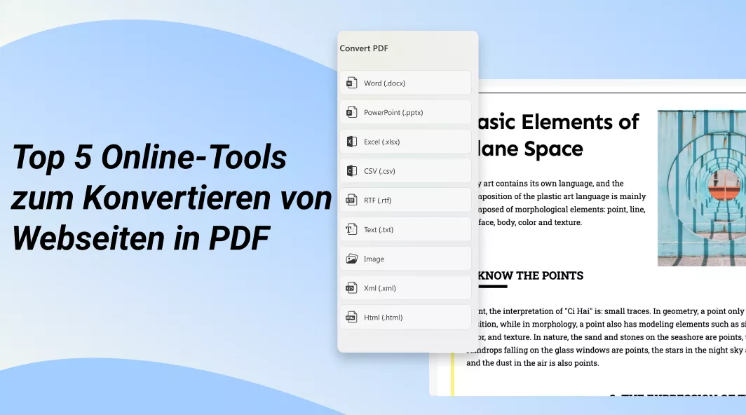 Die Top 5 webseite in pdf Converters – kostenlos online verfügbar
