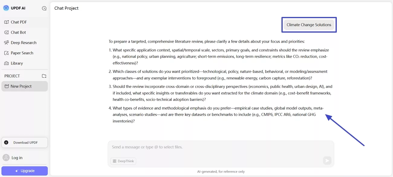 specific research keyword updf