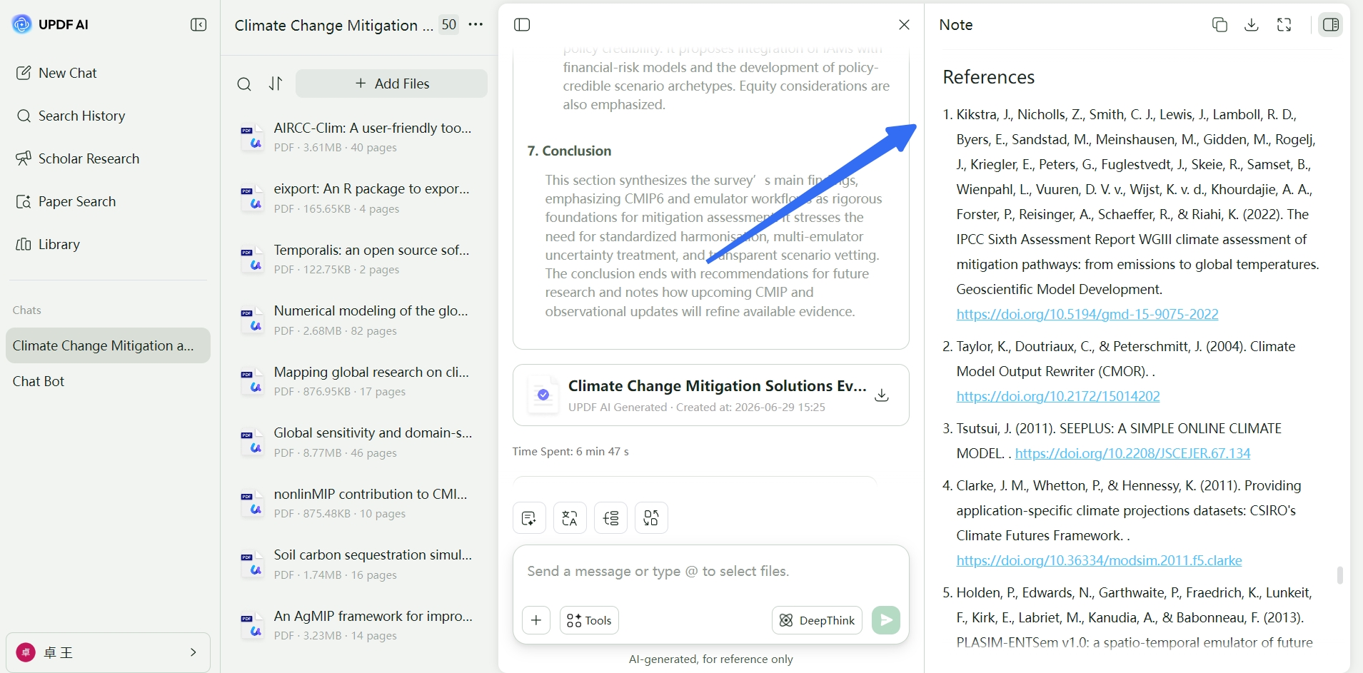 citations and references for research articles