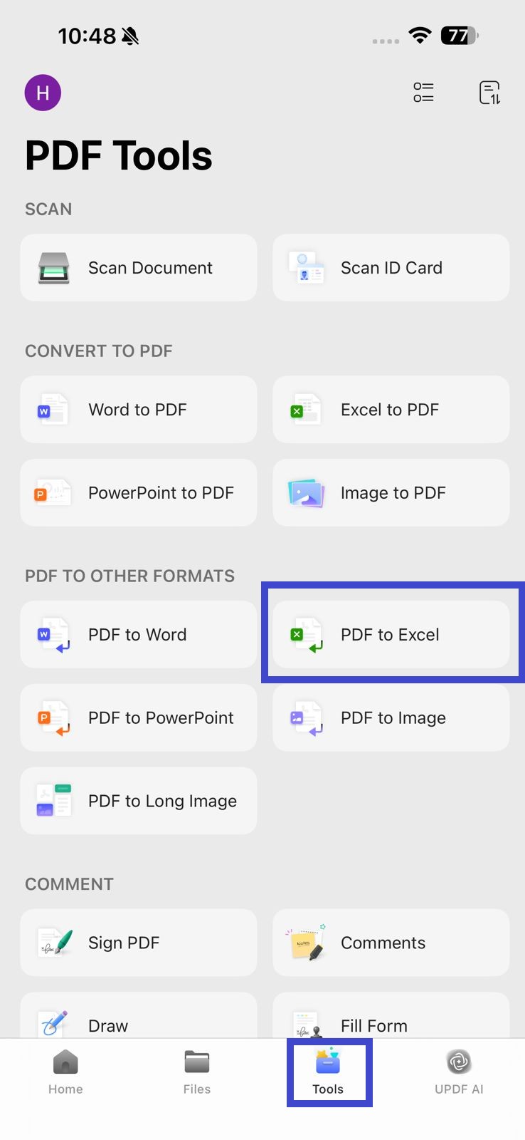 updf-convert-pdf-to-excel