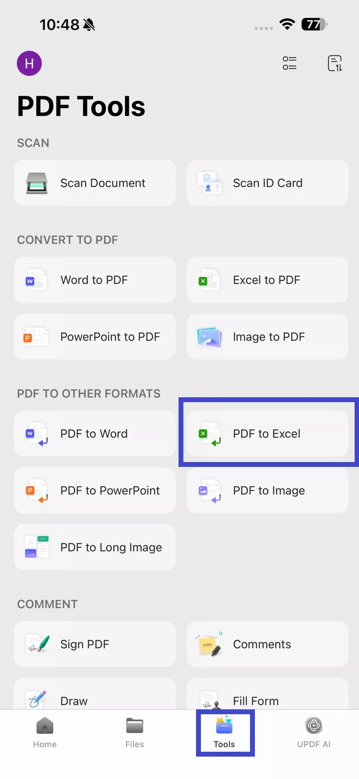 updf-convert-pdf-to-excel