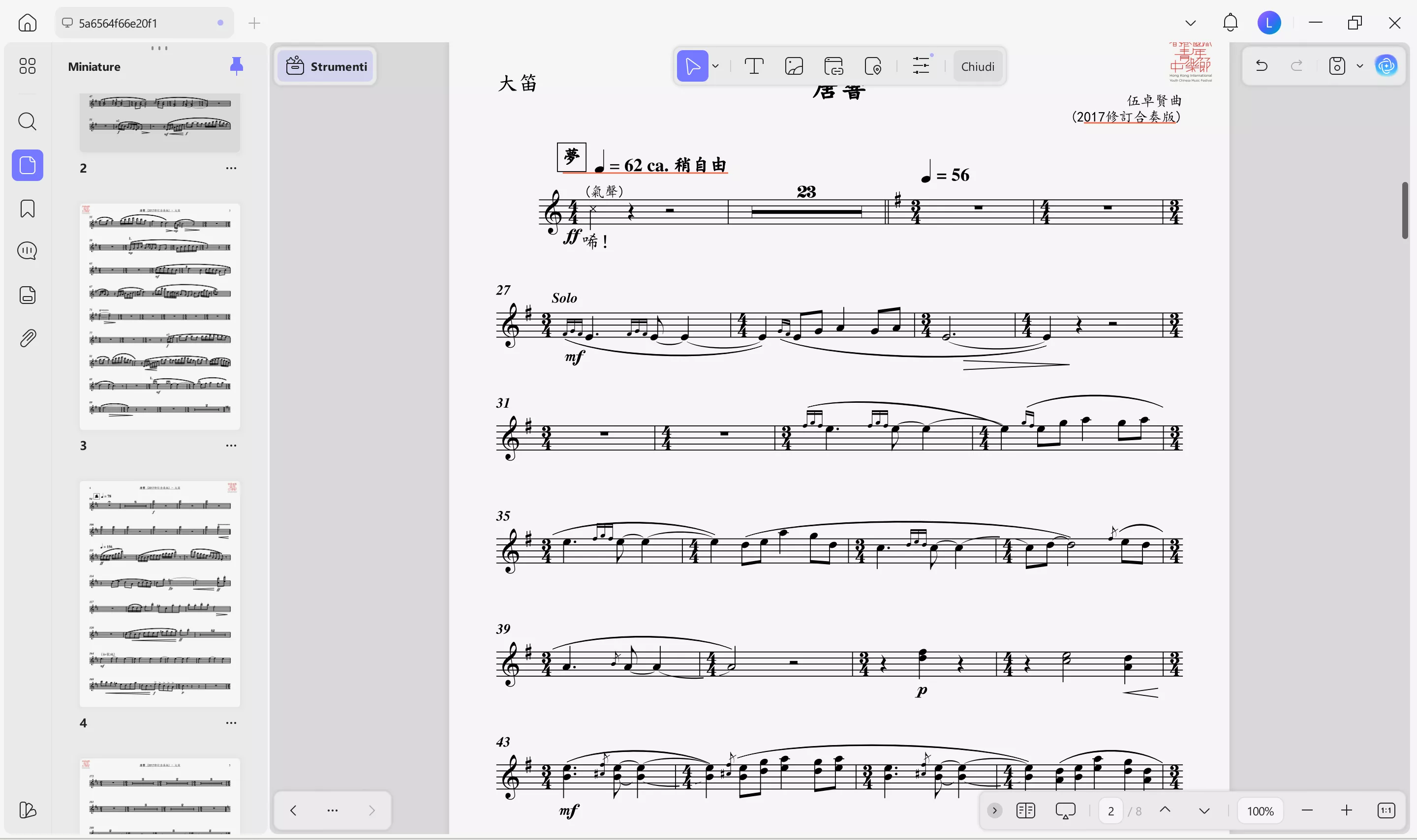 edit the pdf sheet music