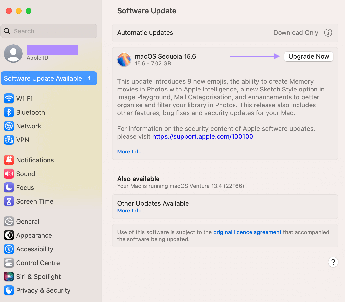upgrade mac