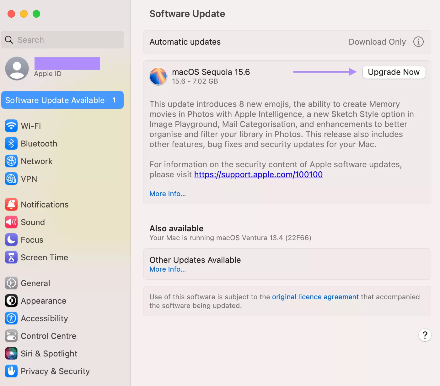 upgrade mac