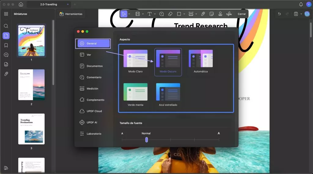Oscurecer PDF en Mac